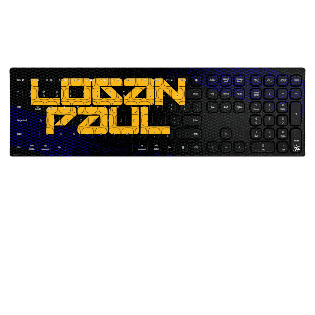 Logan Paul Steel Curved Wireless Keyboard