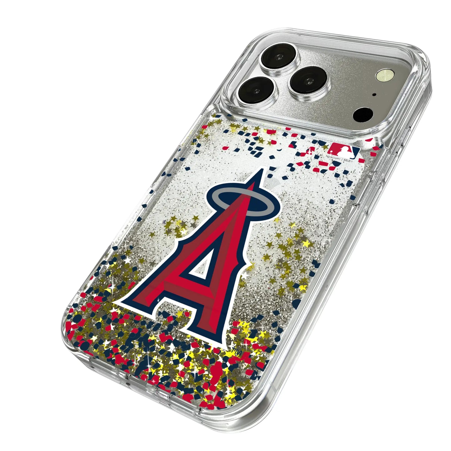 Los Angeles Angels Confetti Glitter Phone Case for Apple iPhone