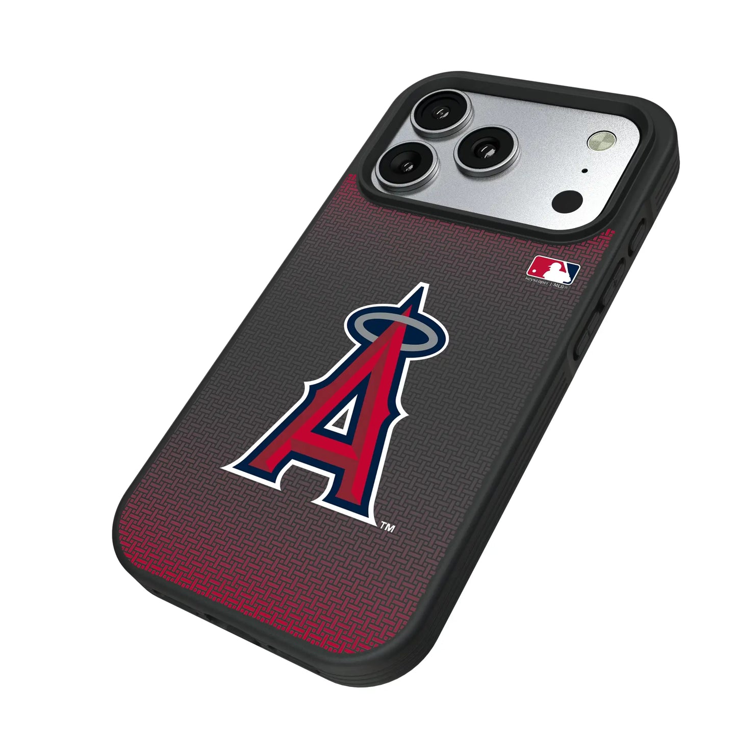 Los Angeles Angels Linen Bump Phone Case for Apple iPhone