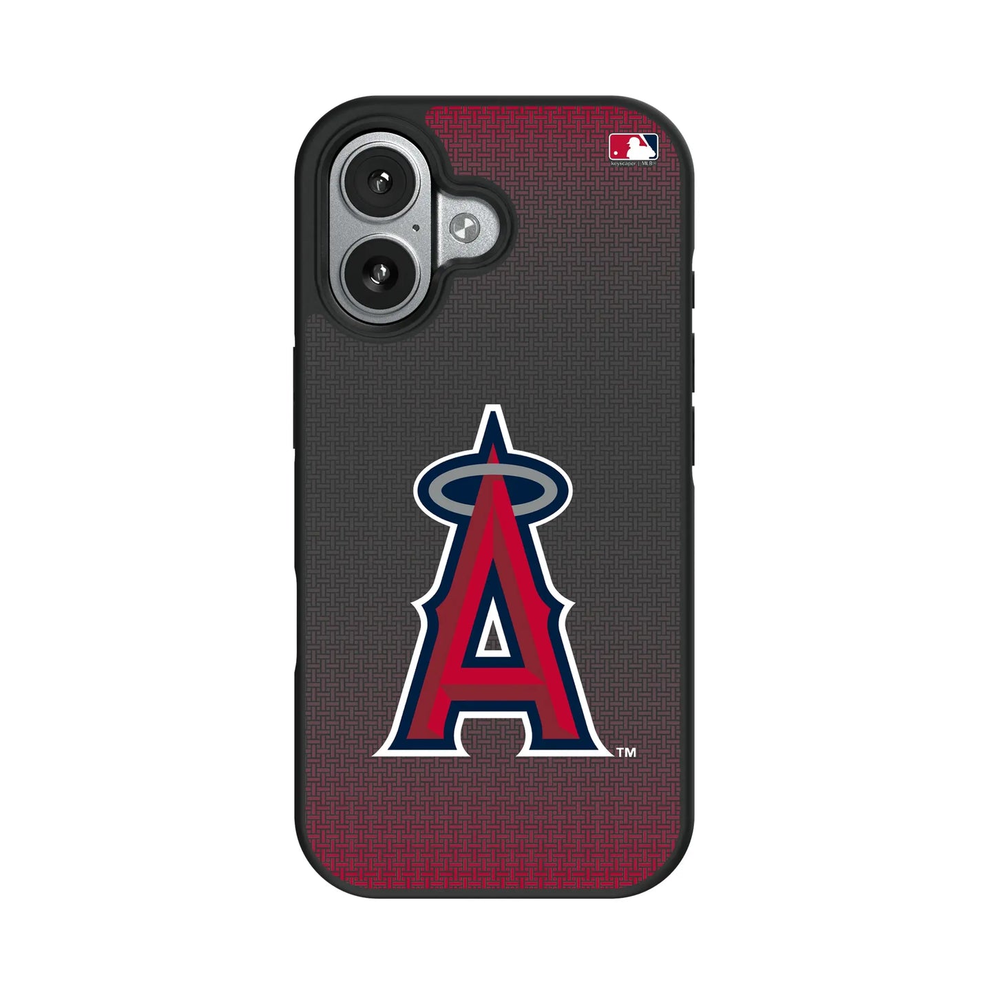 Los Angeles Angels Linen Bump Phone Case for Apple iPhone