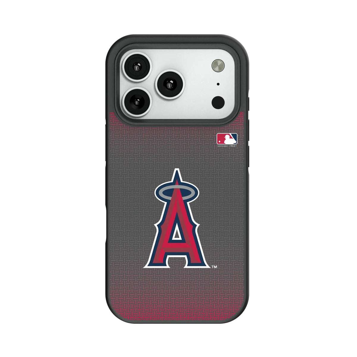 Los Angeles Angels Linen Bump Phone Case for Apple iPhone
