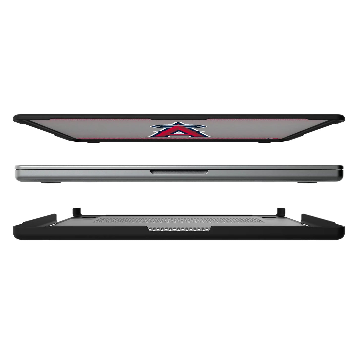 Los Angeles Angels Linen Laptop Case for Apple MacBook