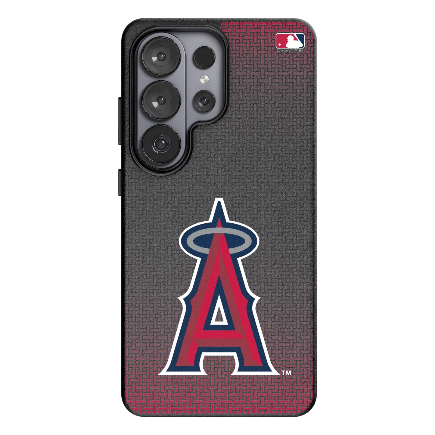 Los Angeles Angels Linen MagSafe Compatible Phone Case for Samsung Galaxy