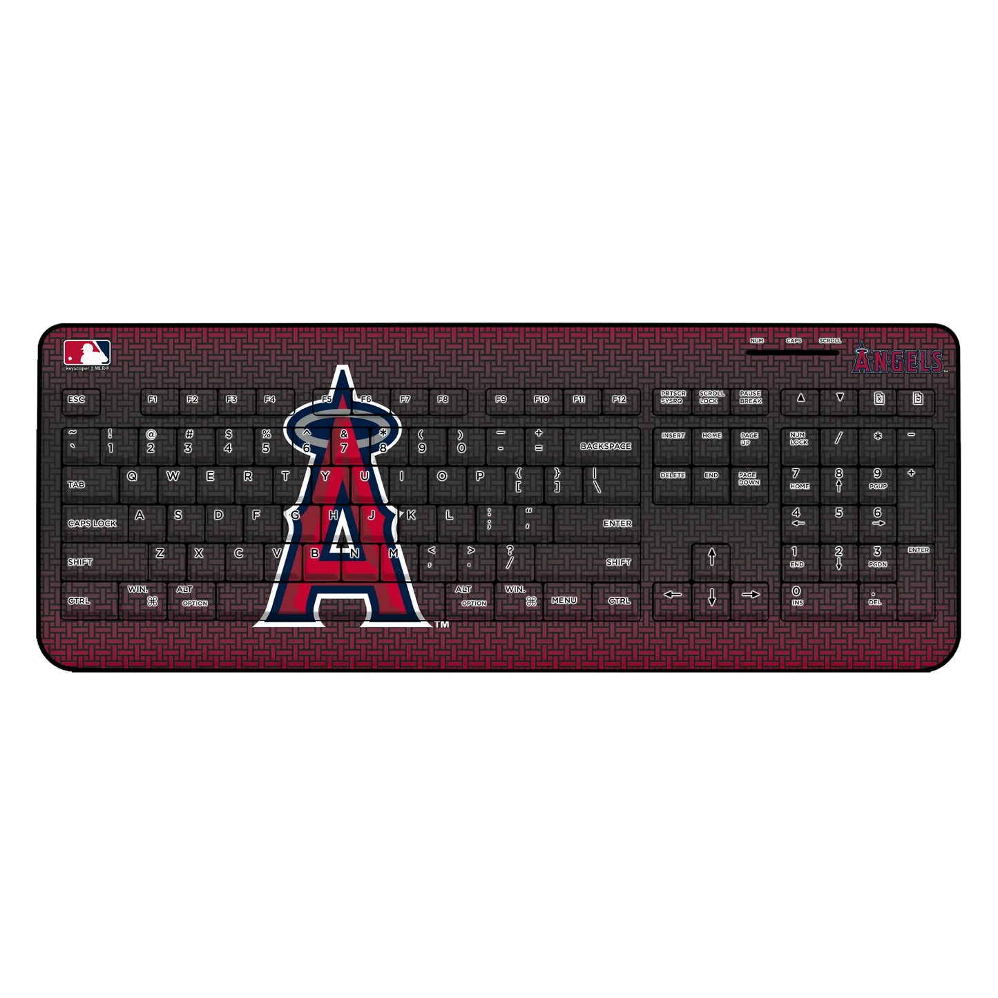 Los Angeles Angels Linen Wireless USB Keyboard