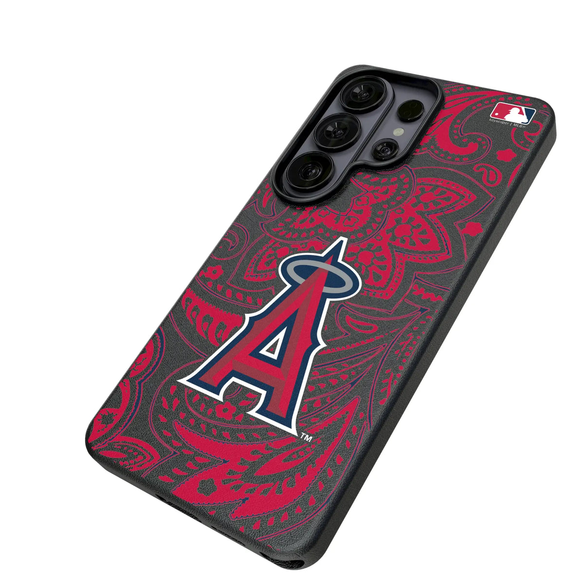 Los Angeles Angels Paisley MagSafe Compatible Phone Case for Samsung Galaxy