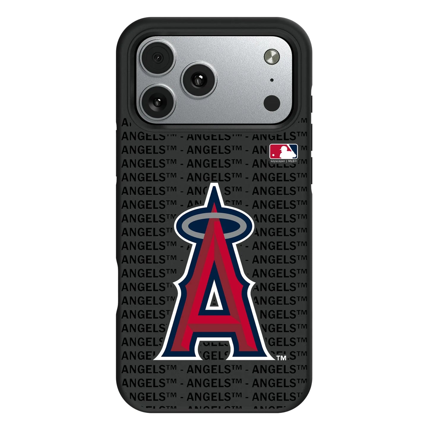 Los Angeles Angels Text Backdrop Bump Phone Case for Apple iPhone