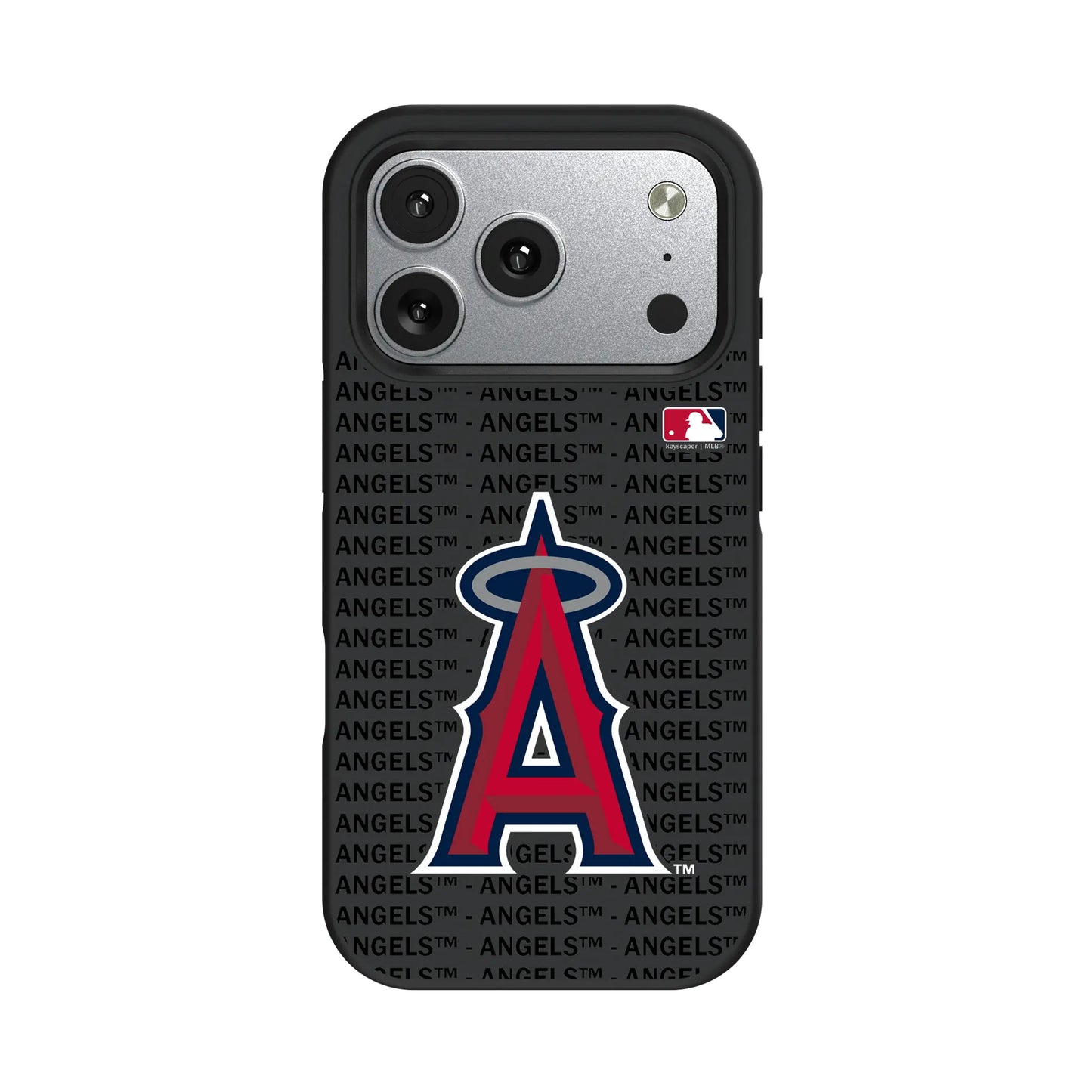 Los Angeles Angels Text Backdrop Bump Phone Case for Apple iPhone