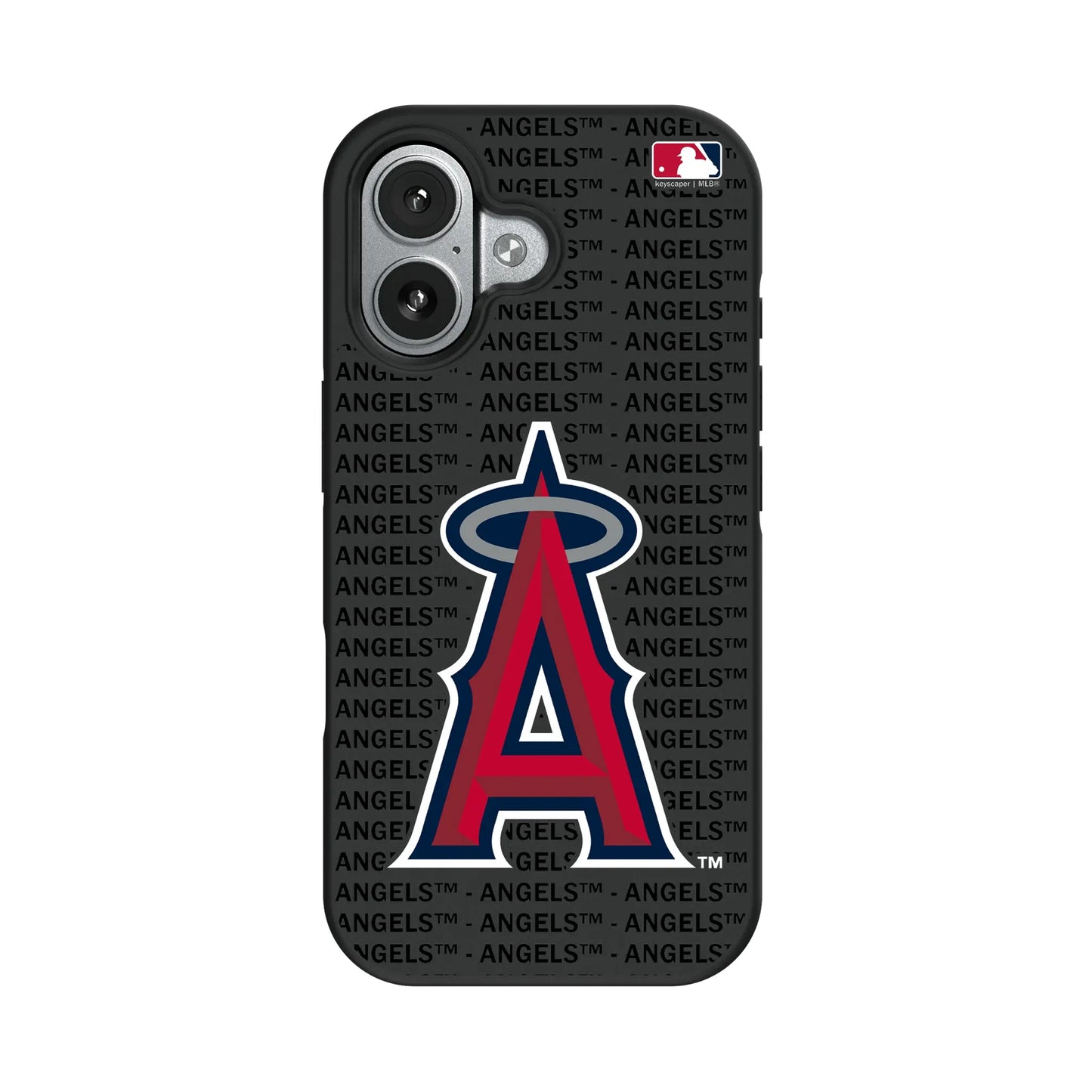 Los Angeles Angels Text Backdrop Bump Phone Case for Apple iPhone