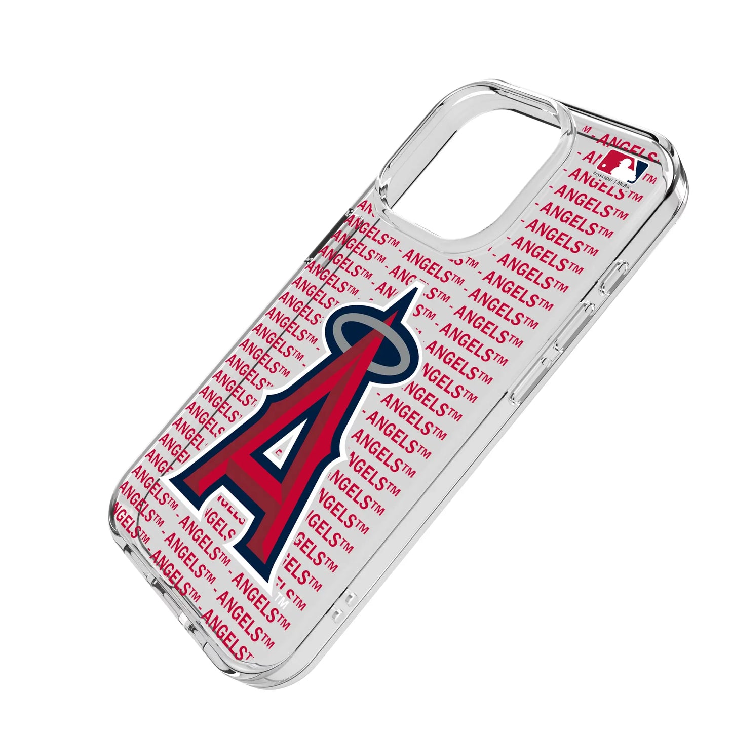 Los Angeles Angels Text Backdrop Clear Phone Case for Apple iPhone