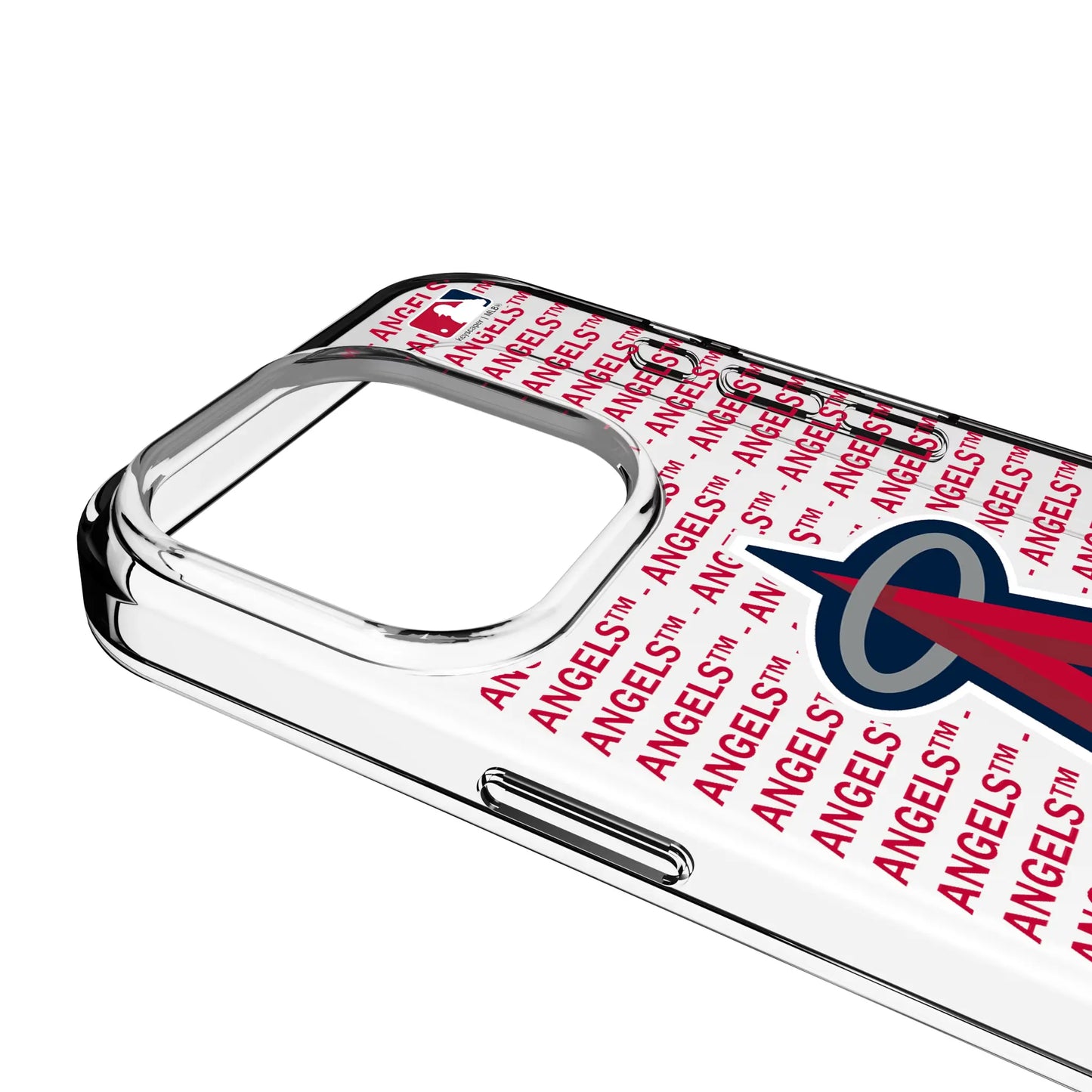 Los Angeles Angels Text Backdrop Clear Phone Case for Apple iPhone