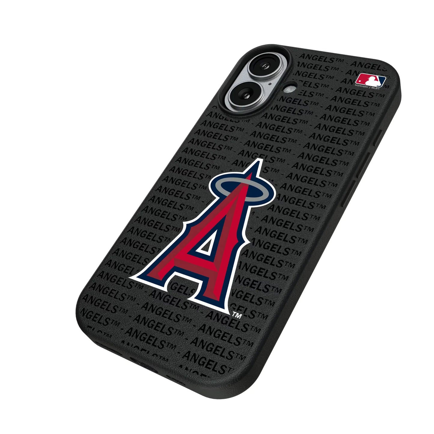 Los Angeles Angels Text Backdrop MagSafe Compatible Phone Case for Apple iPhone