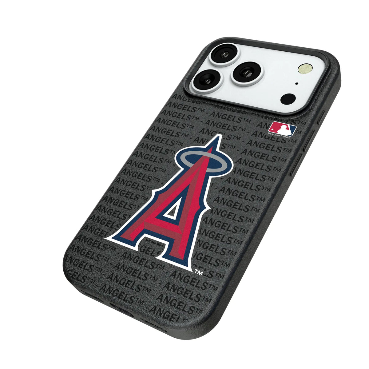 Los Angeles Angels Text Backdrop MagSafe Compatible Phone Case for Apple iPhone