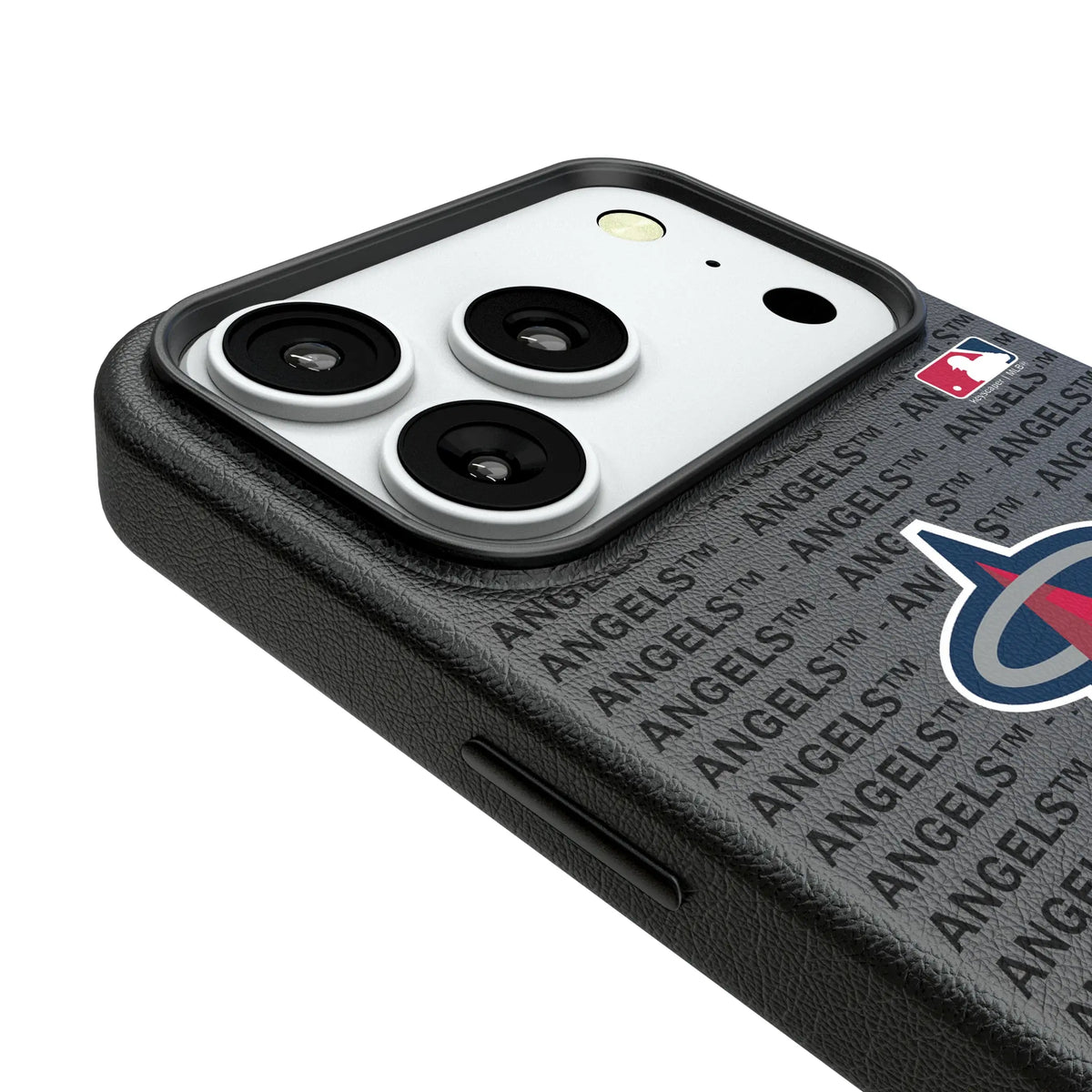Los Angeles Angels Text Backdrop MagSafe Compatible Phone Case for Apple iPhone