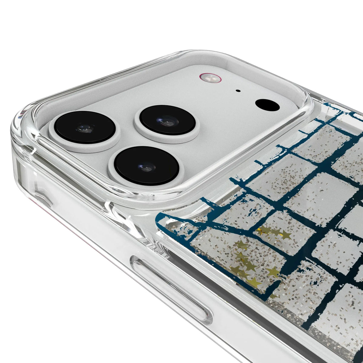 Los Angeles Chargers Brick Glitter Phone Case for Apple iPhone