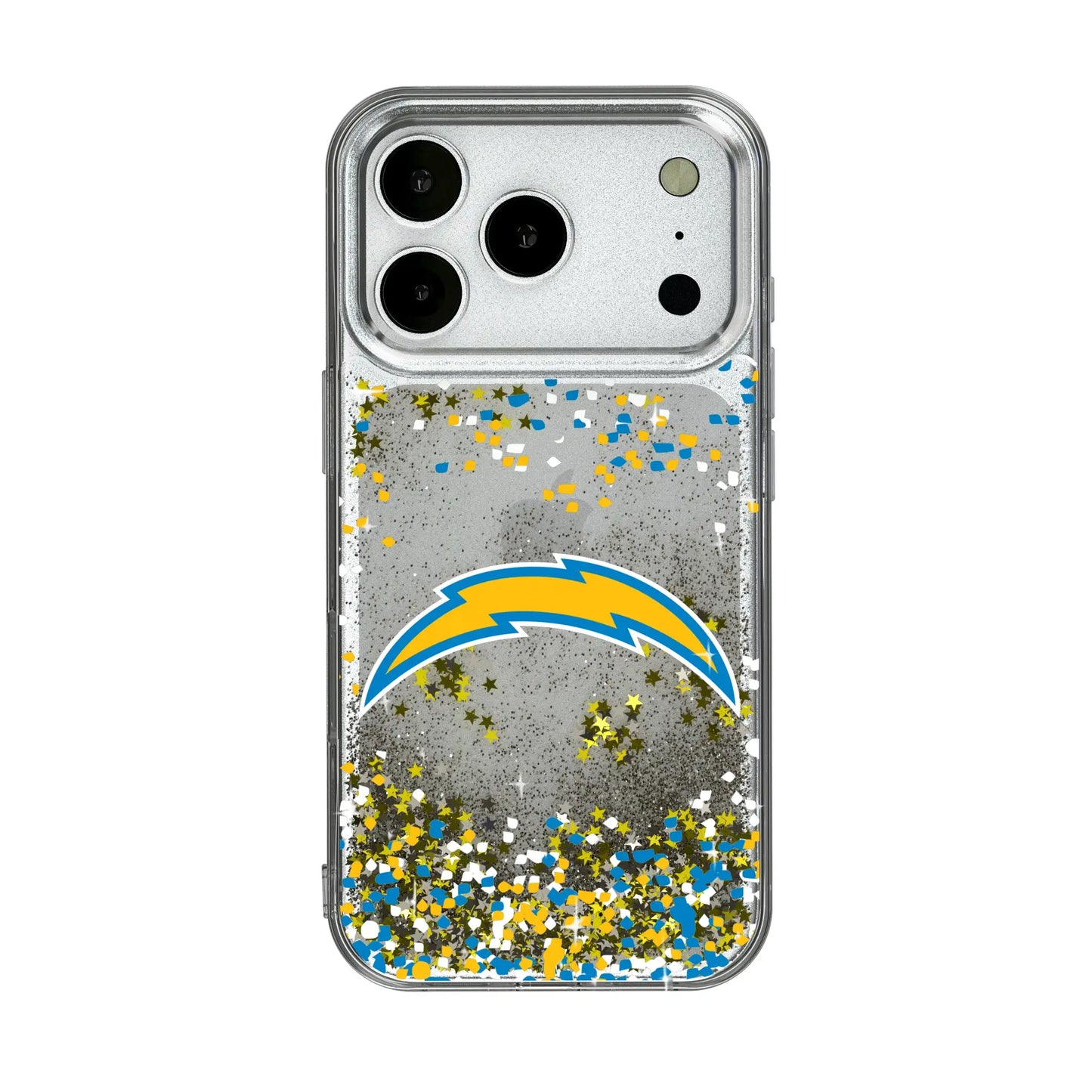 Los Angeles Chargers Confetti Glitter Phone Case for Apple iPhone