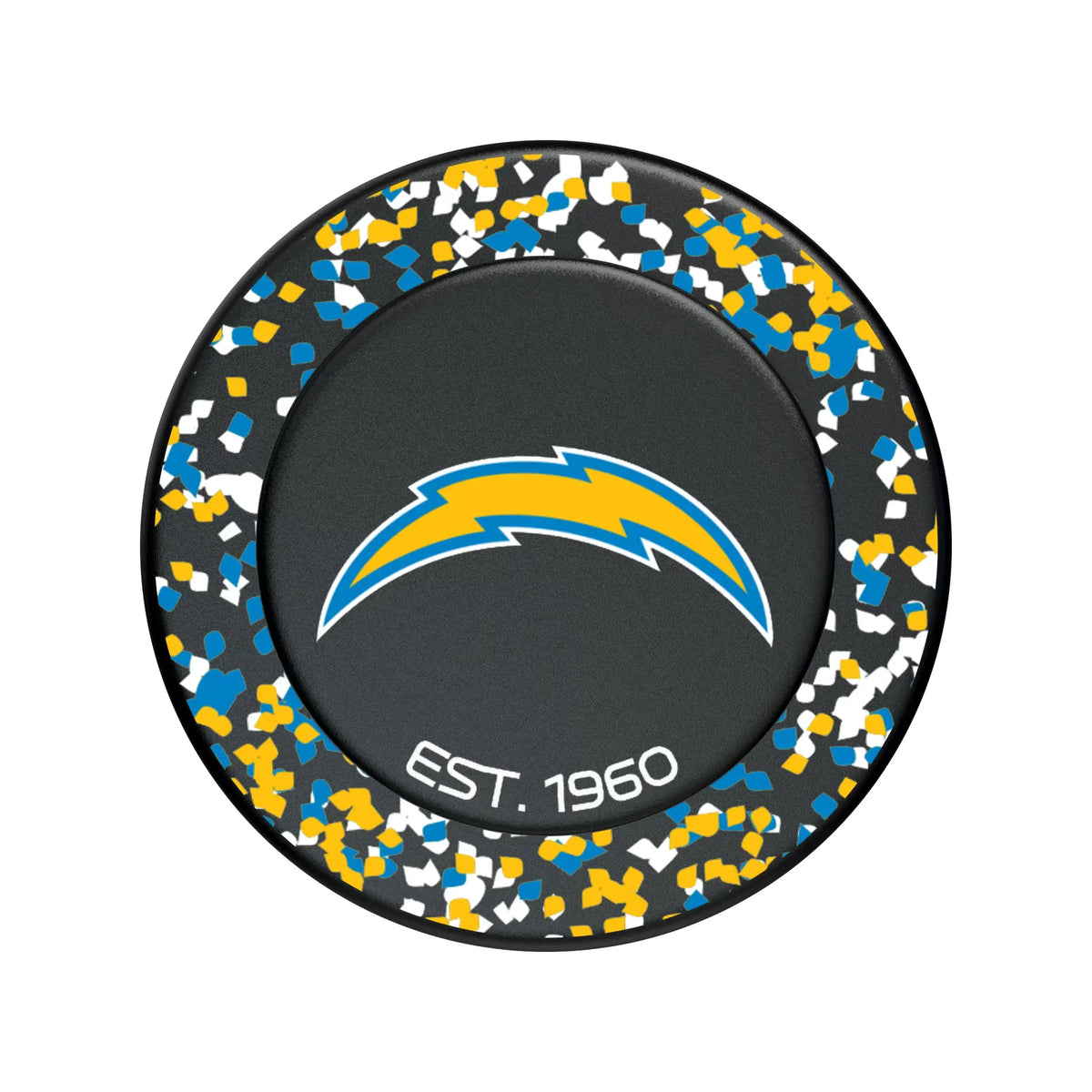 Los Angeles Chargers Confetti PopSockets Magnetic Phone Grip and Stand