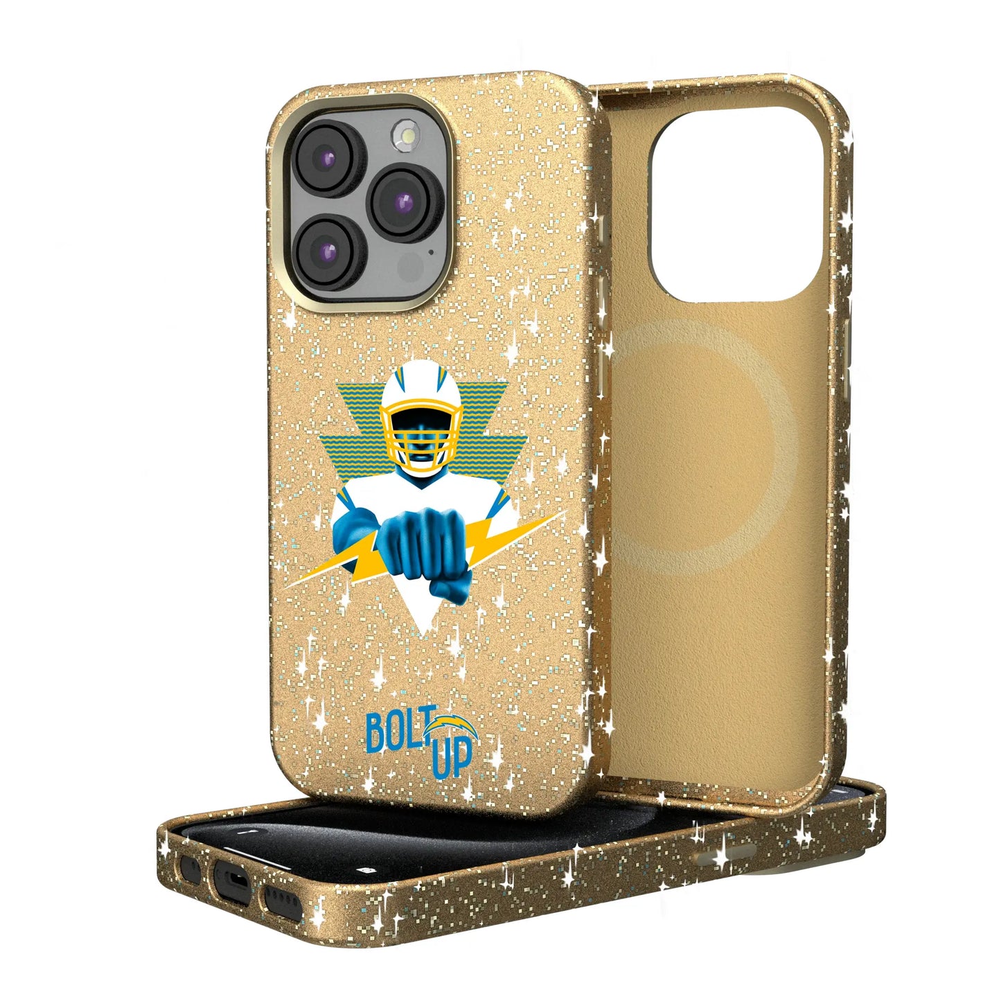 Los Angeles Chargers Deco Bling Phone Case for Apple iPhone