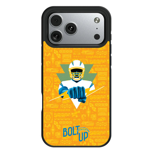 Los Angeles Chargers Deco Bump Phone Case for Apple iPhone