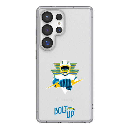 Los Angeles Chargers Deco Clear Phone Case for Samsung Galaxy
