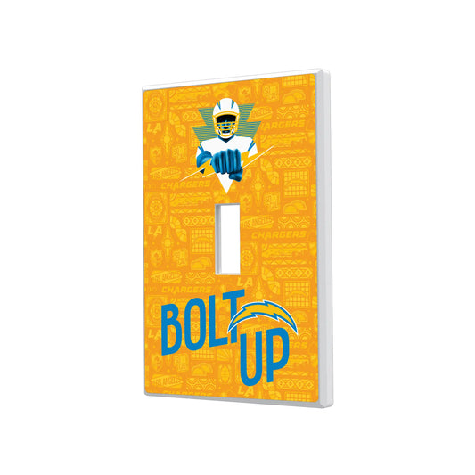 Los Angeles Chargers Deco Hidden-Screw Light Switch Plate