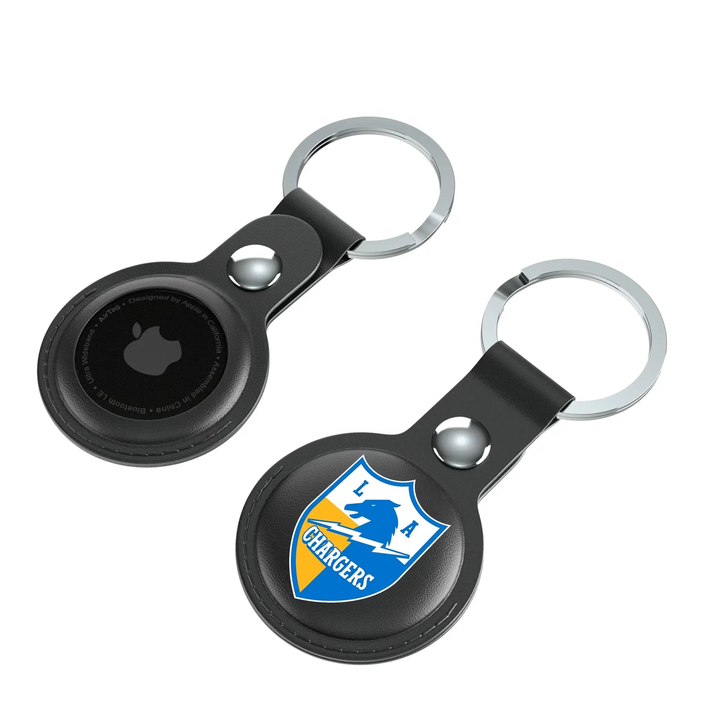 Los Angeles Chargers Historic Collection Insignia Black Airtag Holder 2-Pack