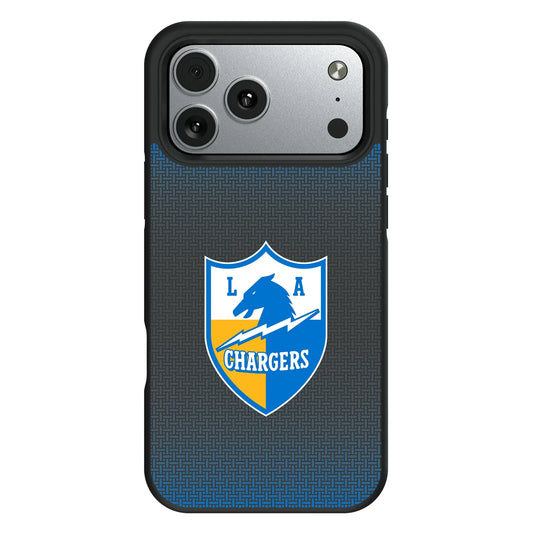 Los Angeles Chargers Historic Collection Linen Bump Phone Case for Apple iPhone