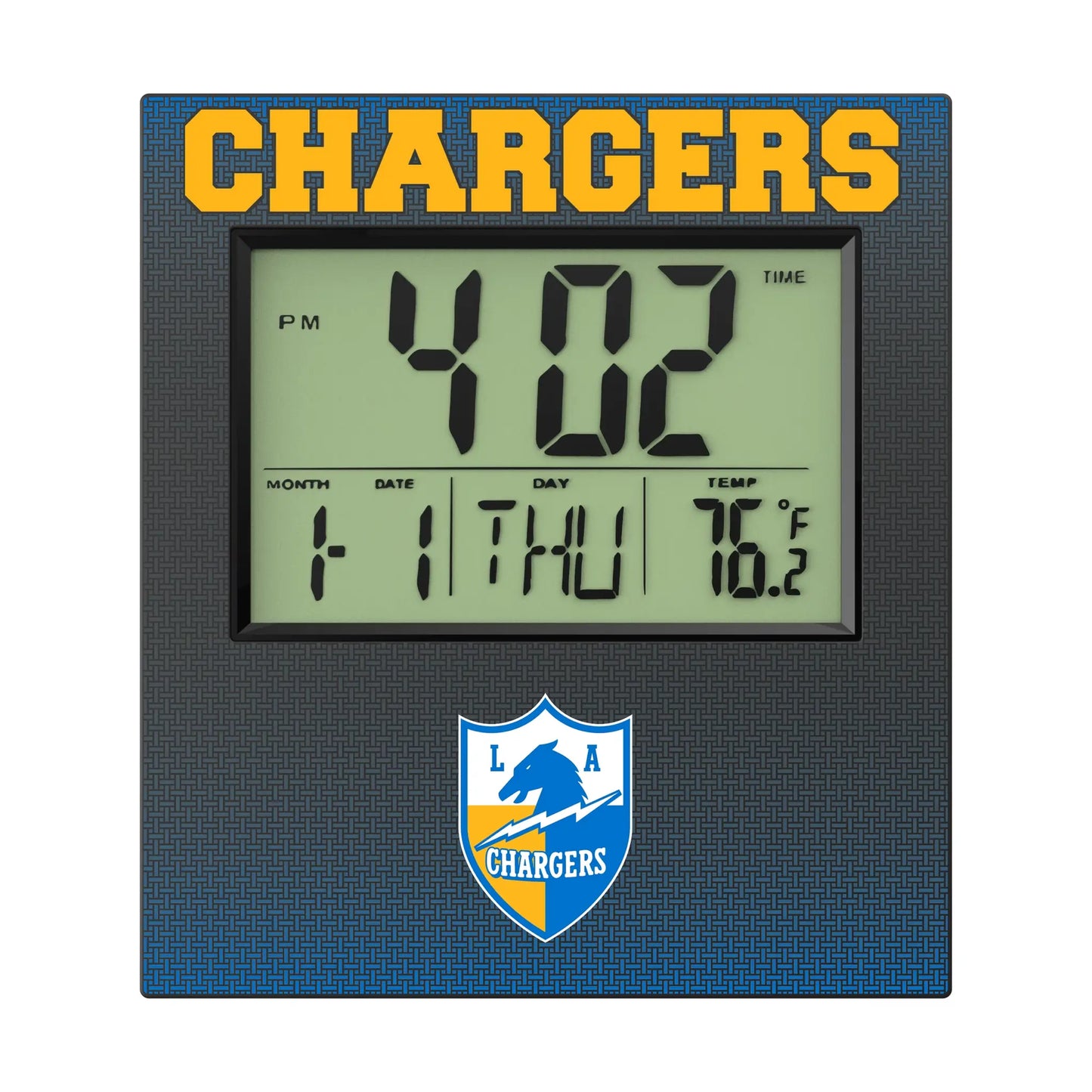 Los Angeles Chargers Historic Collection Linen Wall Clock