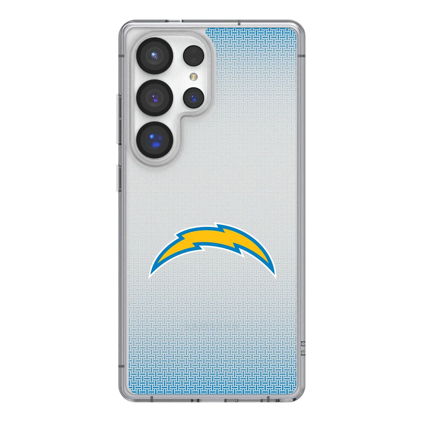 Los Angeles Chargers Linen Clear Phone Case for Samsung Galaxy