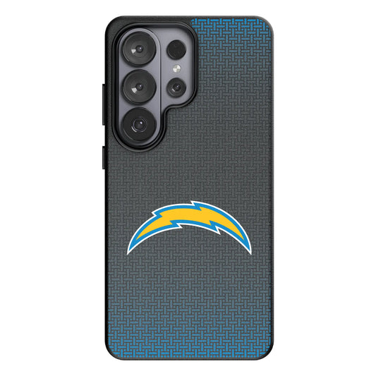Los Angeles Chargers Linen MagSafe Compatible Phone Case for Samsung Galaxy