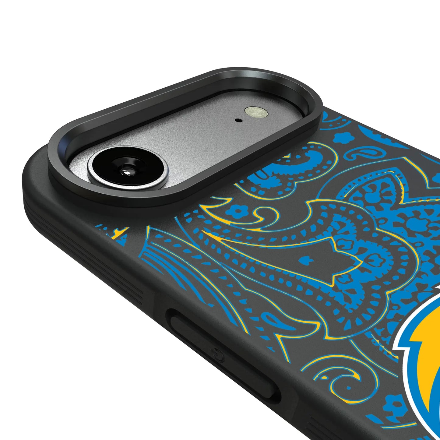 Los Angeles Chargers Paisley Bump Phone Case for Apple iPhone