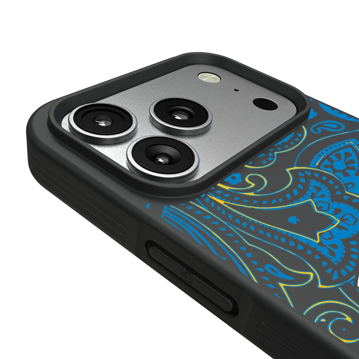 Los Angeles Chargers Paisley Bump Phone Case for Apple iPhone