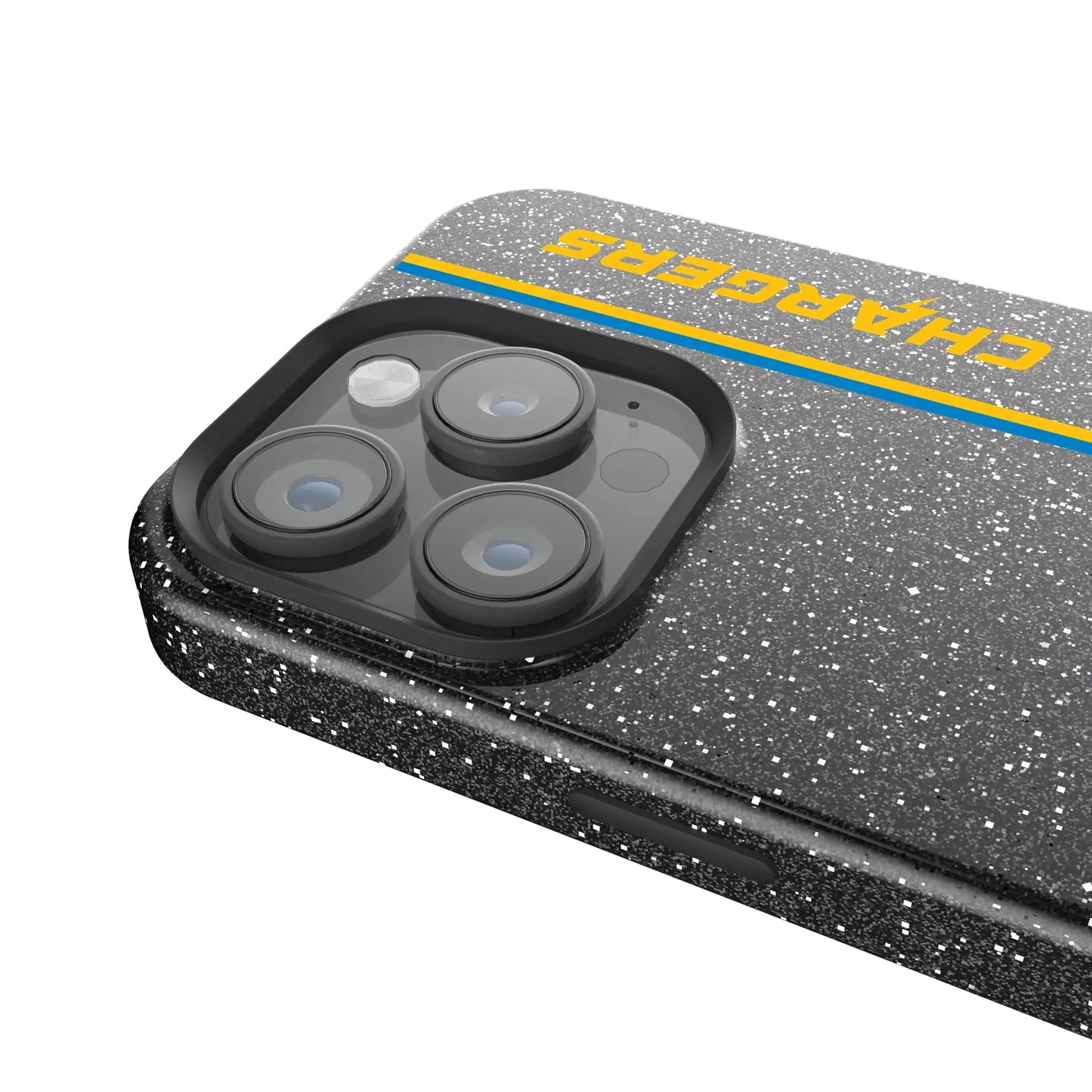 Los Angeles Chargers Sidebar Black Bling Phone Case for Apple iPhone