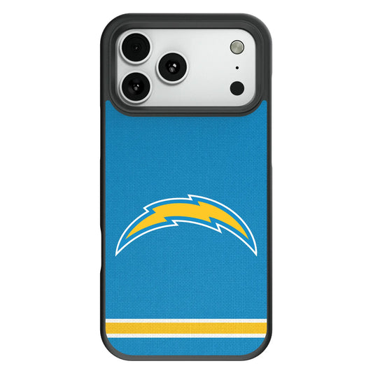Los Angeles Chargers Stripe Bump Phone Case for Apple iPhone