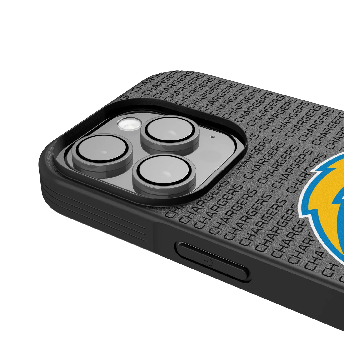 Los Angeles Chargers Text Backdrop Bump Phone Case for Apple iPhone