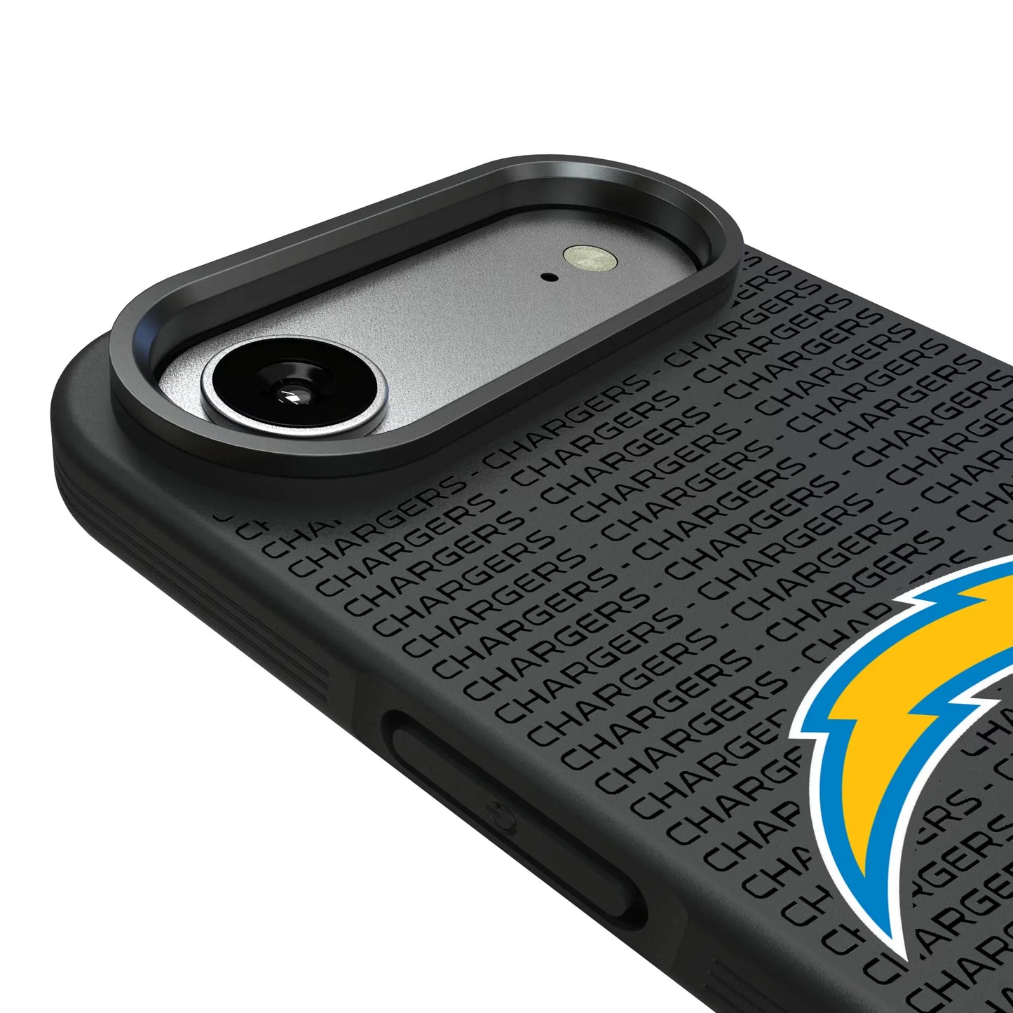 Los Angeles Chargers Text Backdrop Bump Phone Case for Apple iPhone