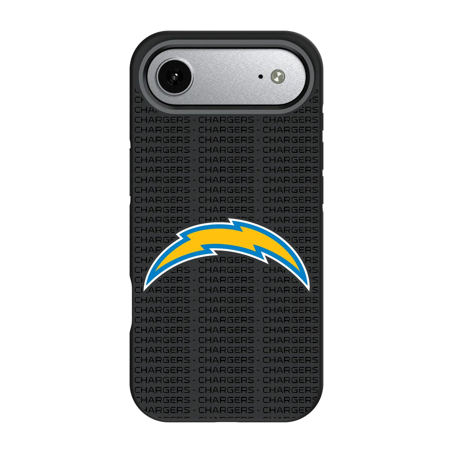 Los Angeles Chargers Text Backdrop Bump Phone Case for Apple iPhone