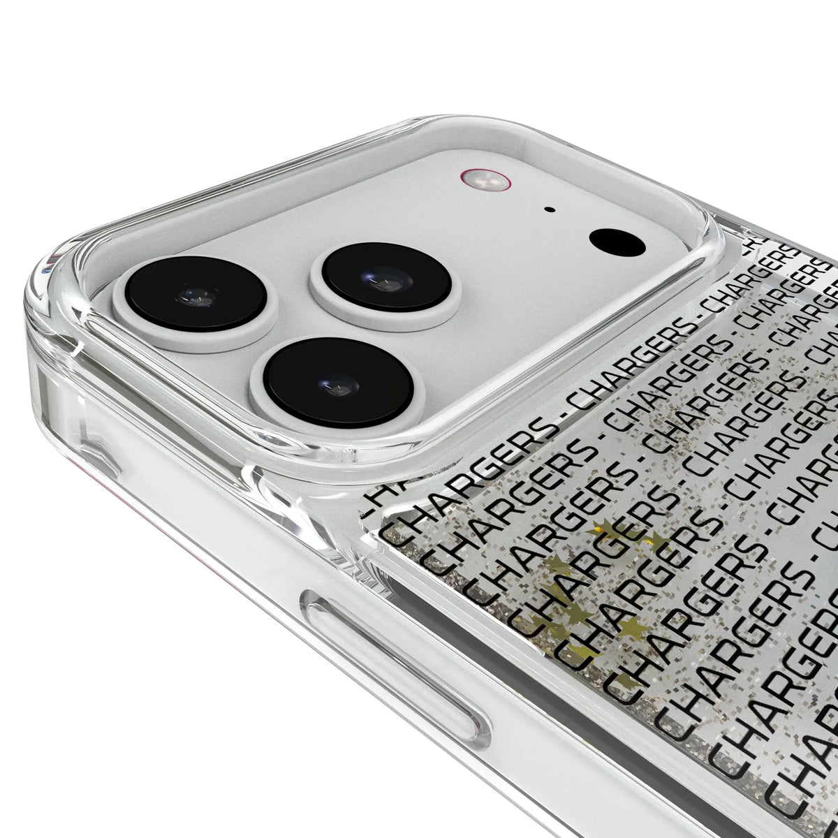 Los Angeles Chargers Text Backdrop Glitter Phone Case for Apple iPhone