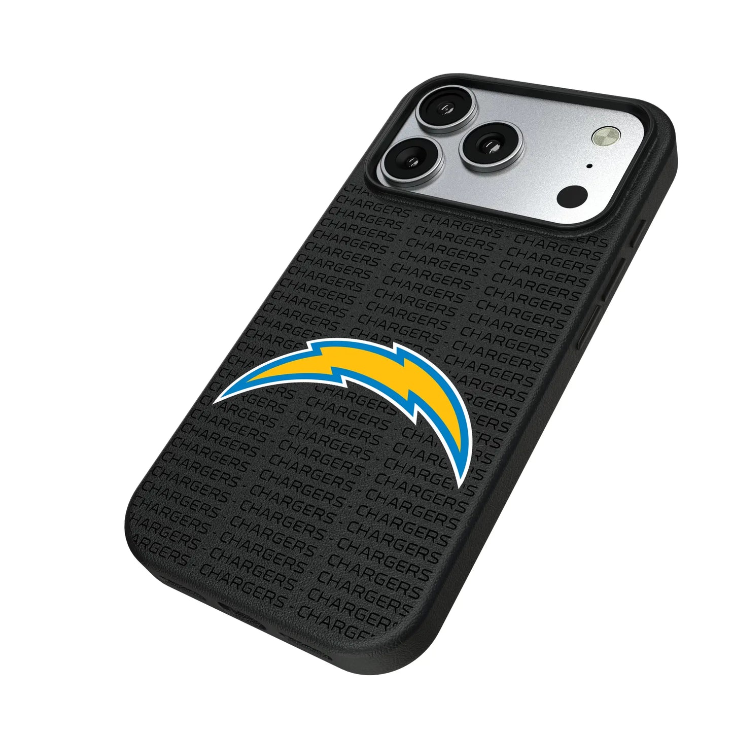 Los Angeles Chargers Text Backdrop MagSafe Compatible Phone Case for Apple iPhone