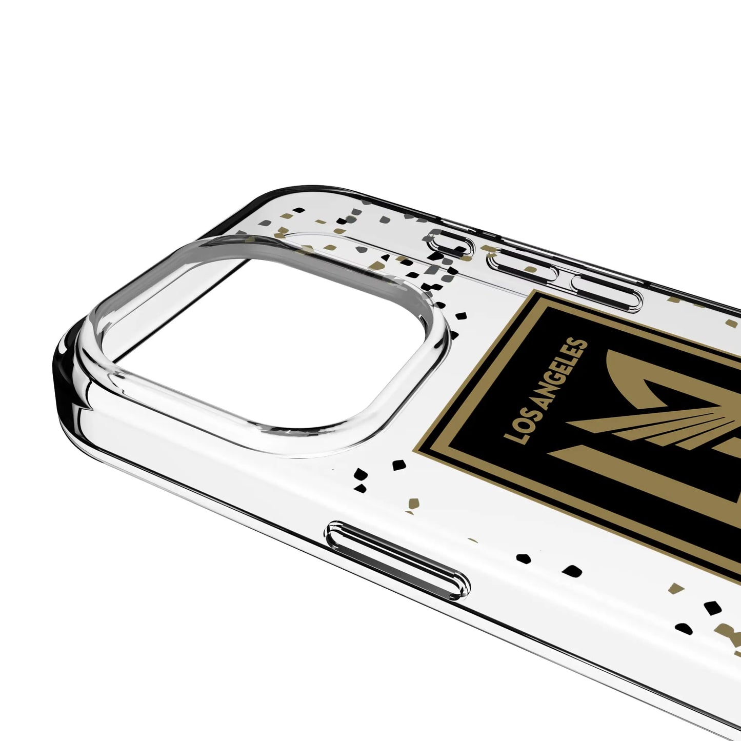 Los Angeles Football Club Confetti Clear Phone Case for Apple iPhone