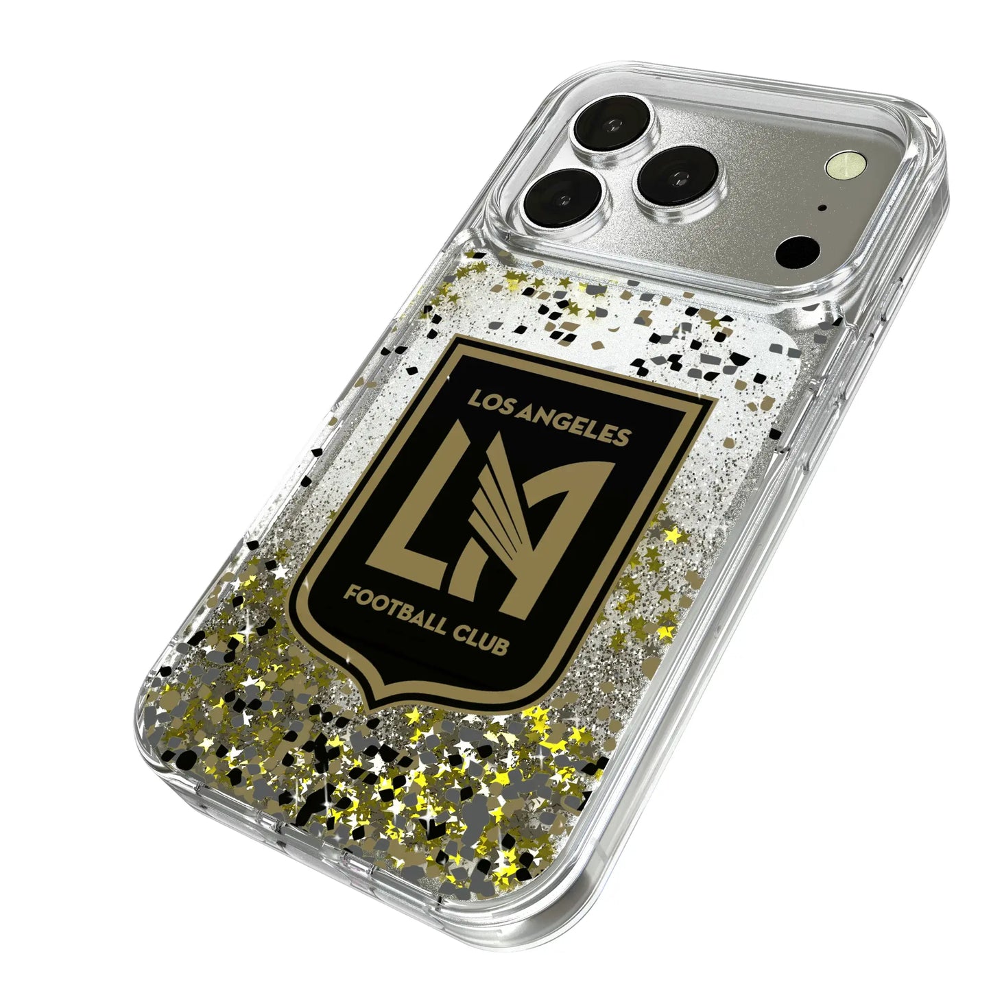 Los Angeles Football Club Confetti Glitter Phone Case for Apple iPhone
