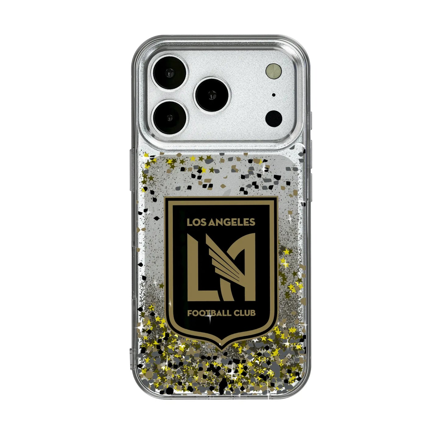 Los Angeles Football Club Confetti Glitter Phone Case for Apple iPhone