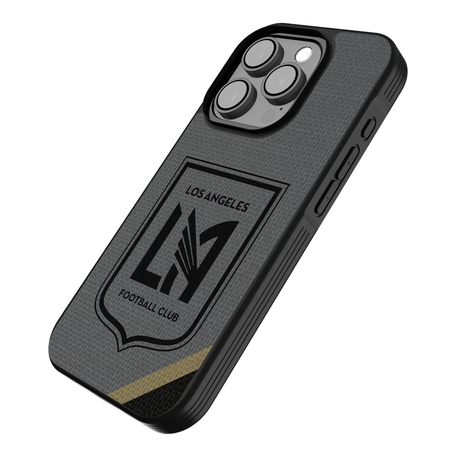 Los Angeles Football Club Diagonal Stripe Bump Phone Case for Apple iPhone