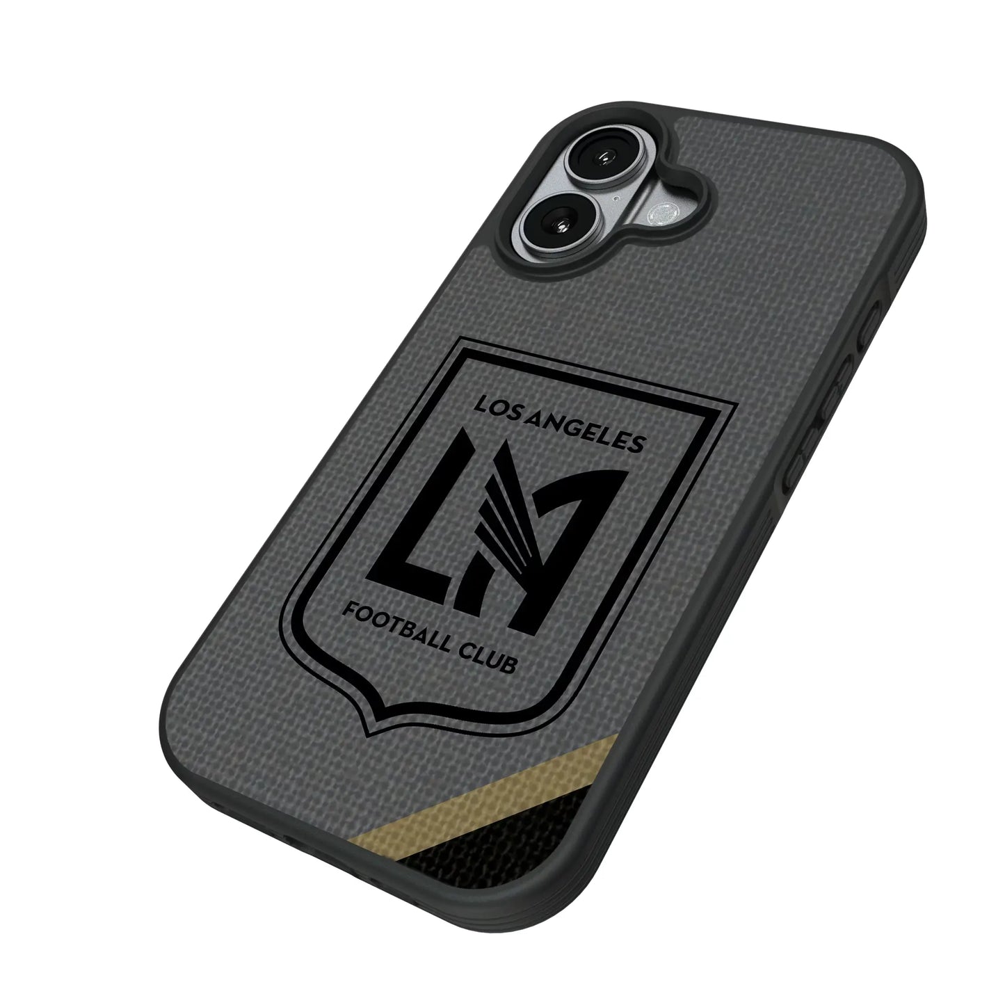 Los Angeles Football Club Diagonal Stripe Bump Phone Case for Apple iPhone