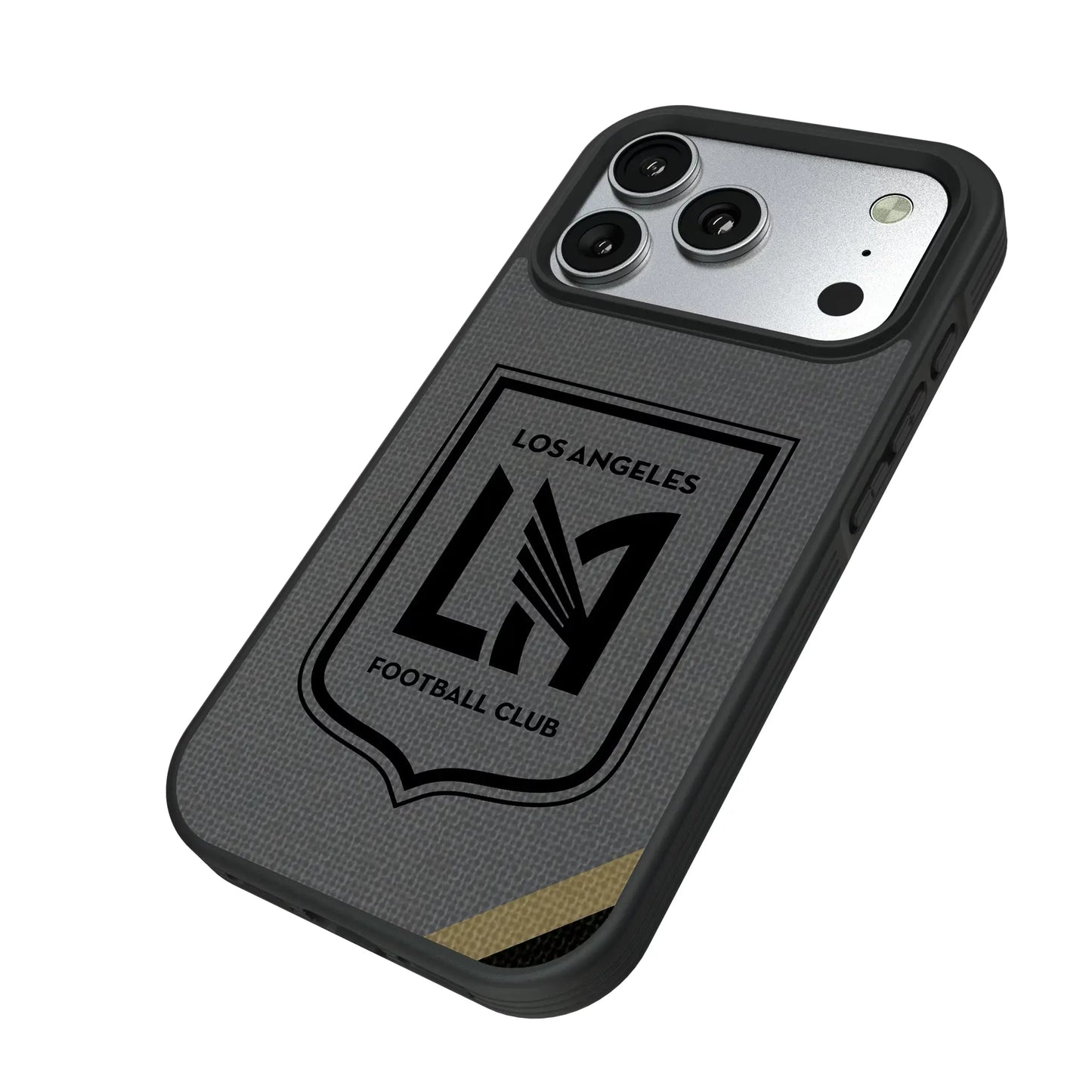 Los Angeles Football Club Diagonal Stripe Bump Phone Case for Apple iPhone