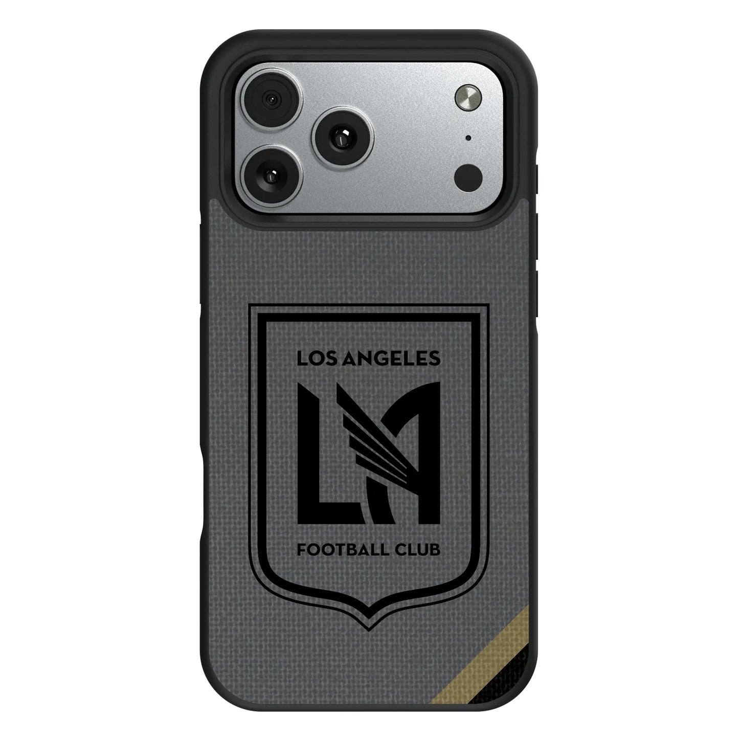 Los Angeles Football Club Diagonal Stripe Bump Phone Case for Apple iPhone