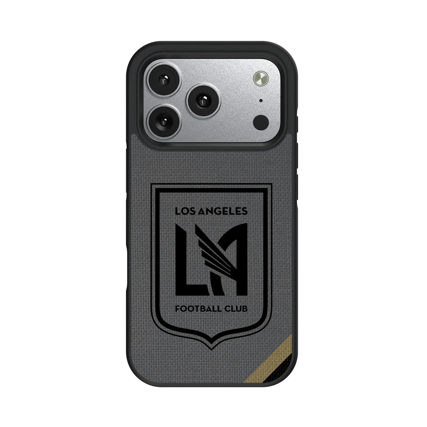 Los Angeles Football Club Diagonal Stripe Bump Phone Case for Apple iPhone