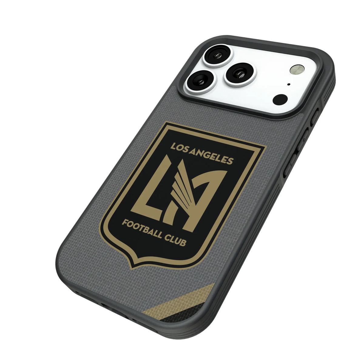 Los Angeles Football Club Diagonal Stripe Bump Phone Case for Apple iPhone