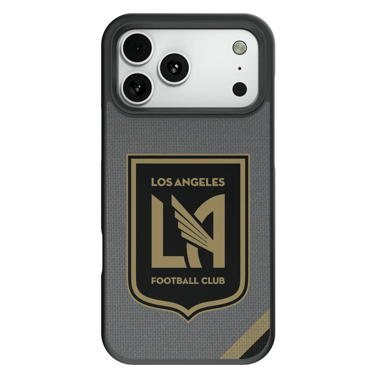Los Angeles Football Club Diagonal Stripe Bump Phone Case for Apple iPhone