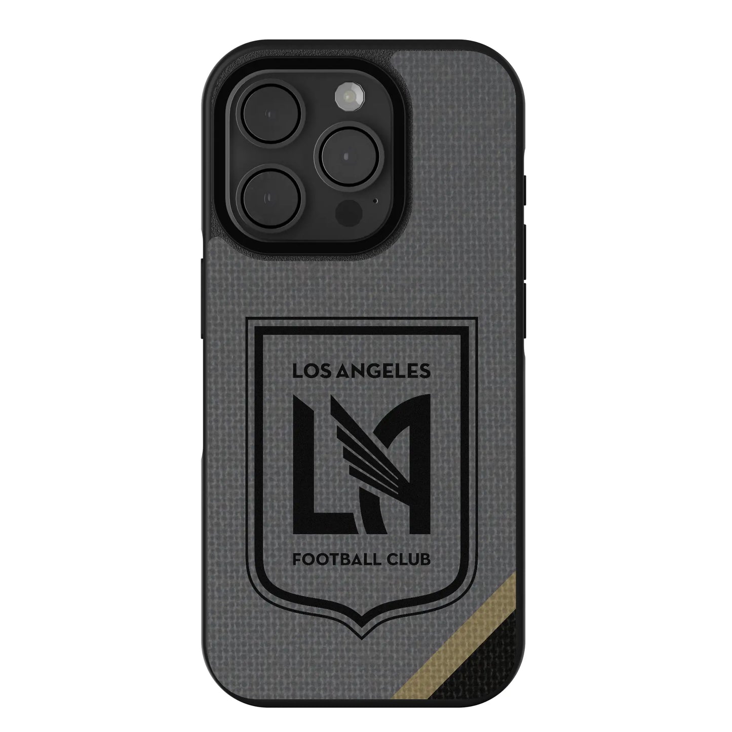 Los Angeles Football Club Diagonal Stripe Bump Phone Case for Apple iPhone