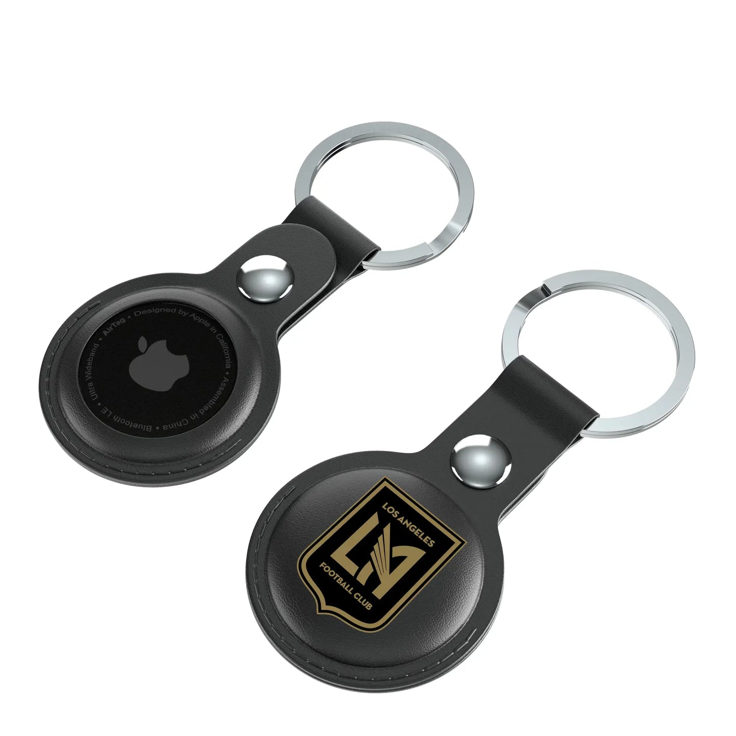 Los Angeles Football Club Insignia Black Airtag Holder 2-Pack